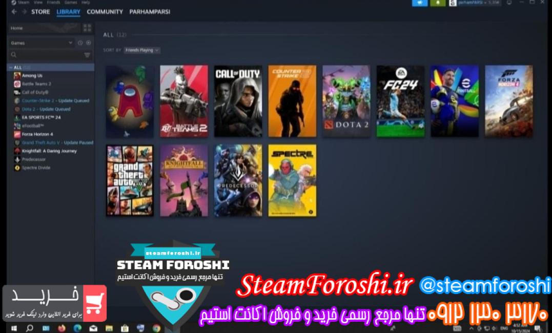 خرید اکانت استیم کد 14361