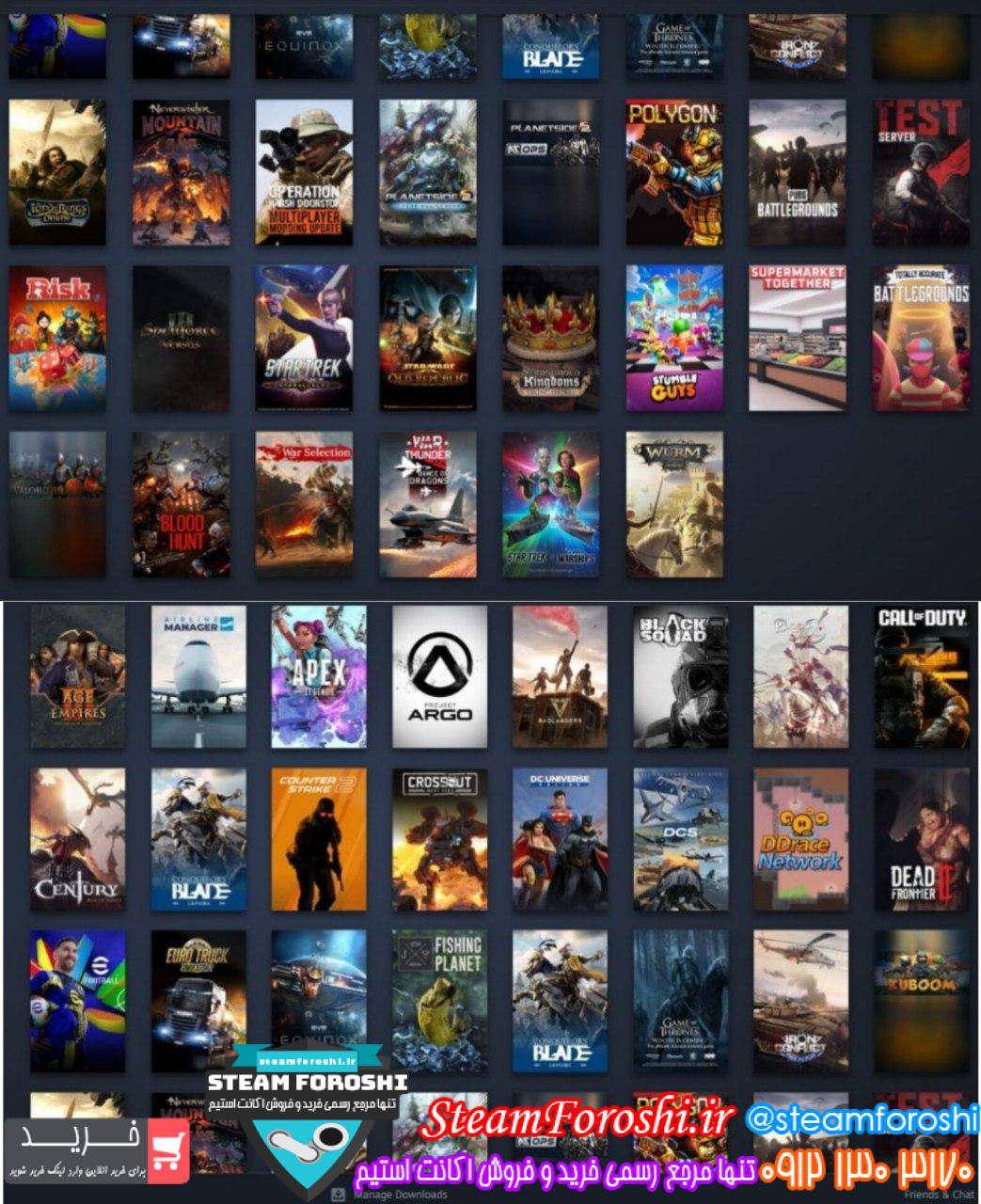 خرید اکانت استیم کد 14363