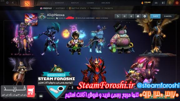 خرید اکانت دوتا 2 کد 14399