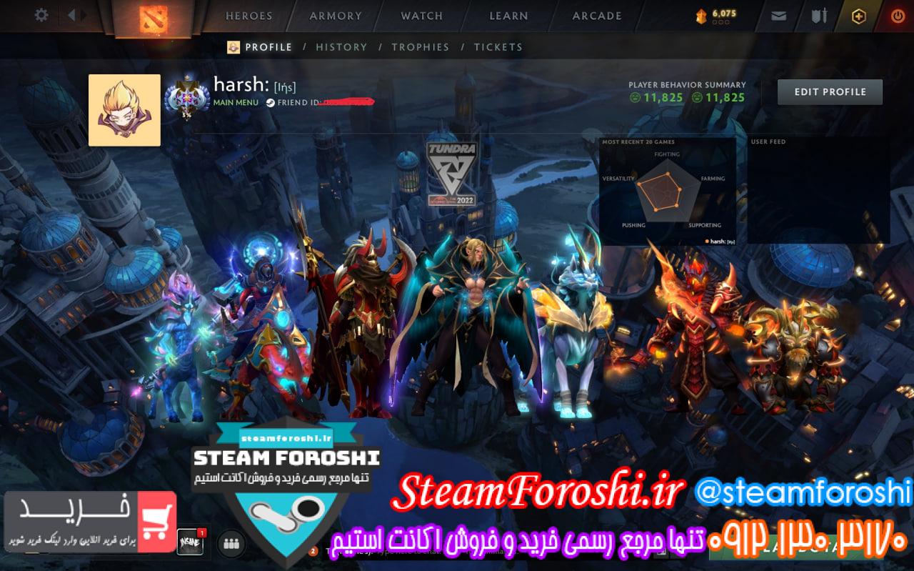 خرید اکانت دوتا 2 کد 14407