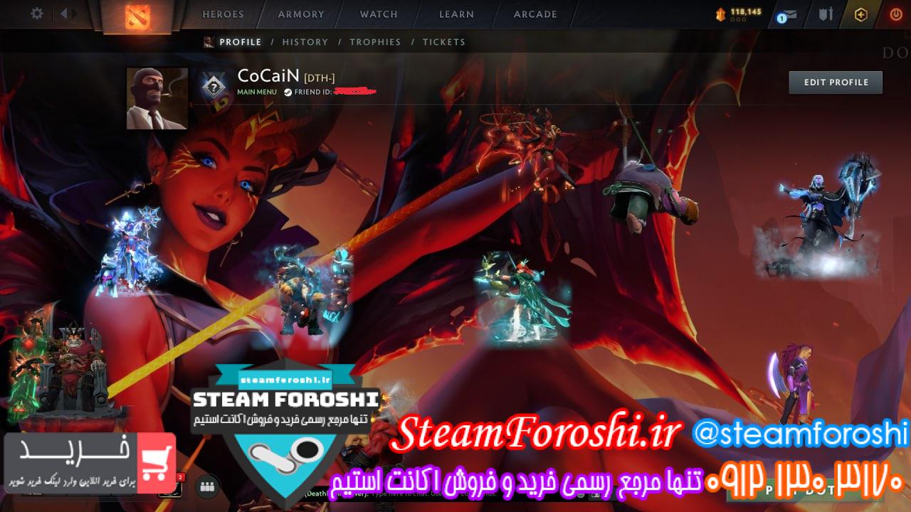 خرید اکانت دوتا 2 کد 14408