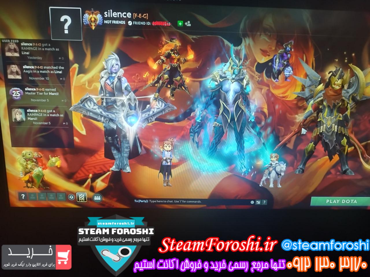 خرید اکانت دوتا 2 کد 14415