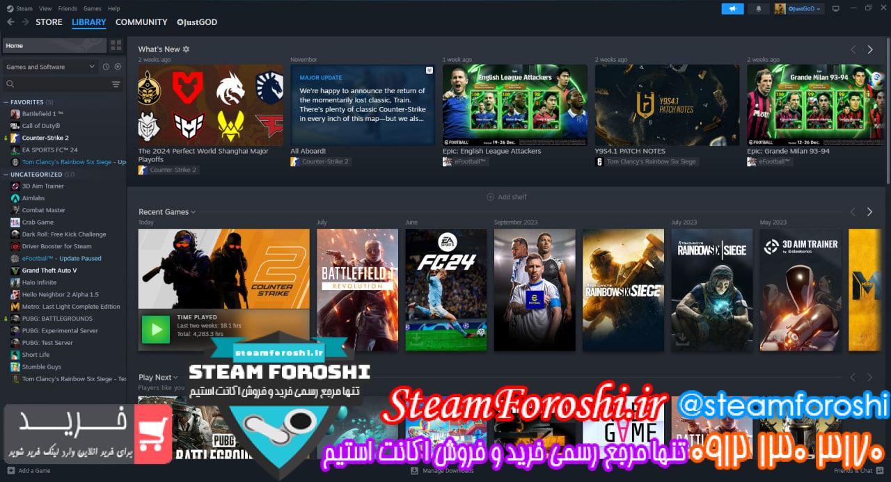 خرید اکانت استیم کد 14504