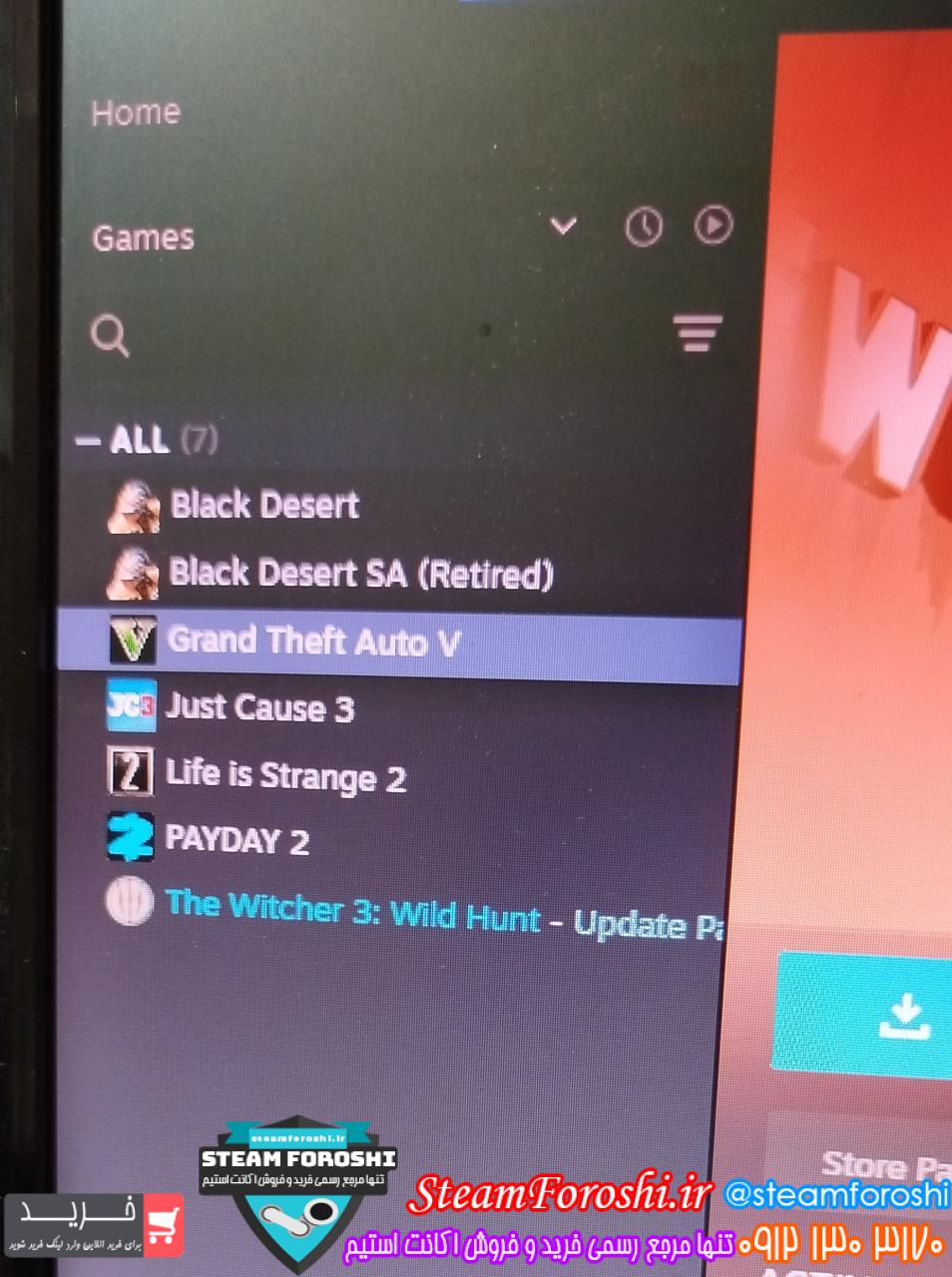 خرید اکانت استیم کد 14545