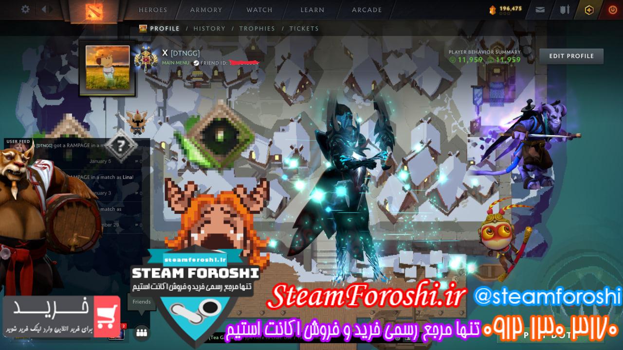 خرید اکانت دوتا 2 کد 14580