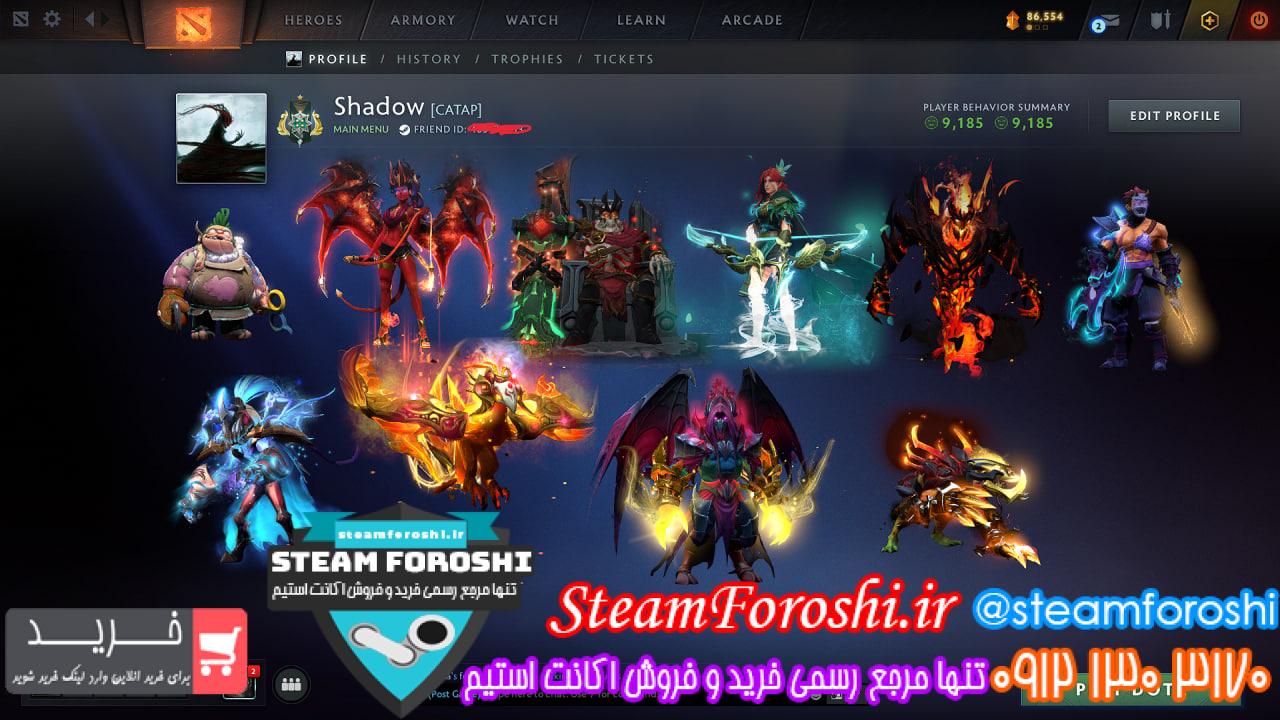 خرید اکانت دوتا 2 کد 14605