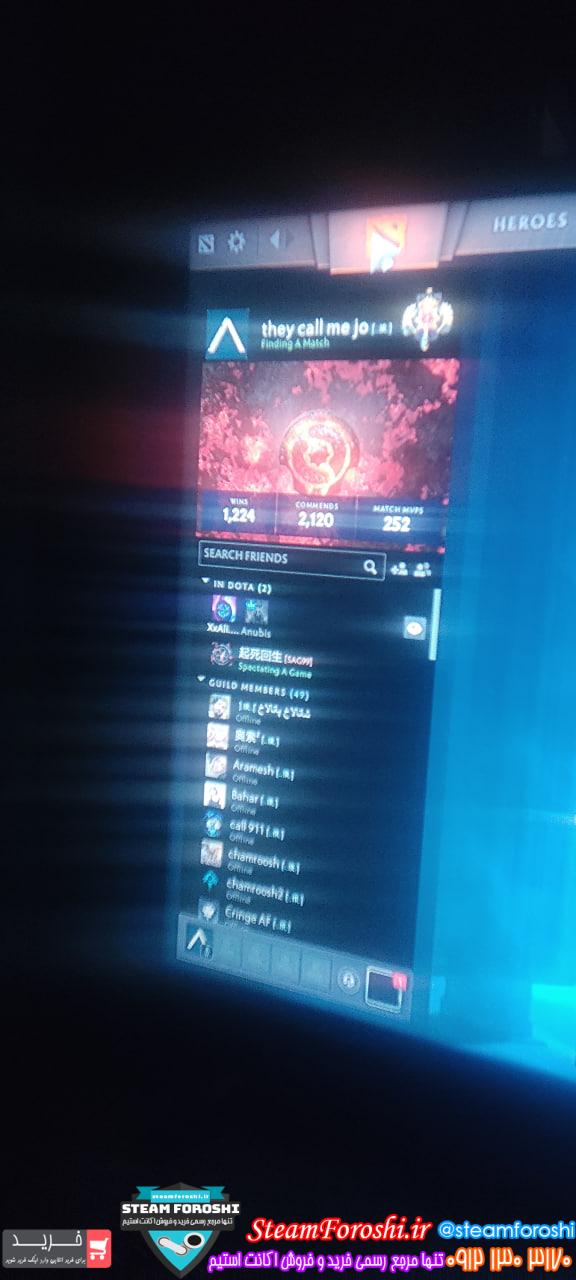 خرید اکانت دوتا 2 کد 14610