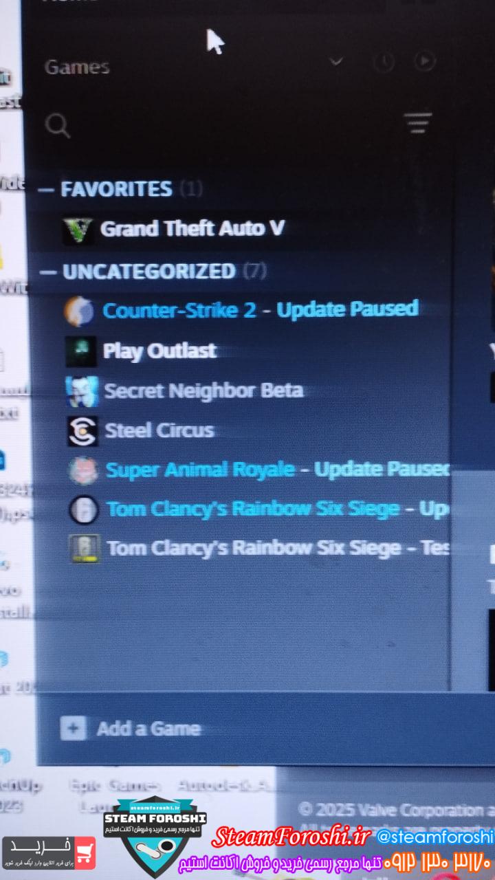 خرید اکانت استیم کد 14636