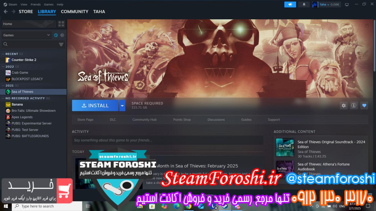 خرید اکانت استیم کد 14641