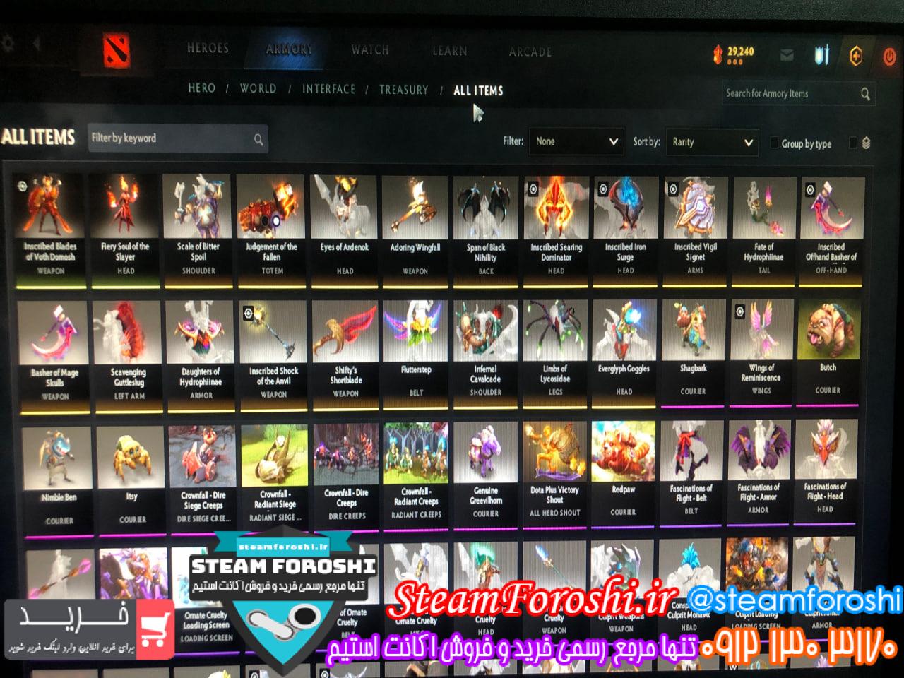 خرید اکانت دوتا 2 کد 14649