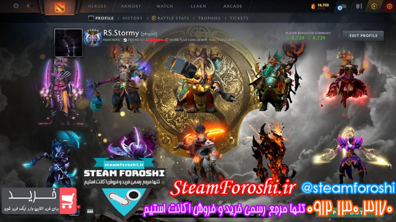 خرید اکانت دوتا 2 کد 14676