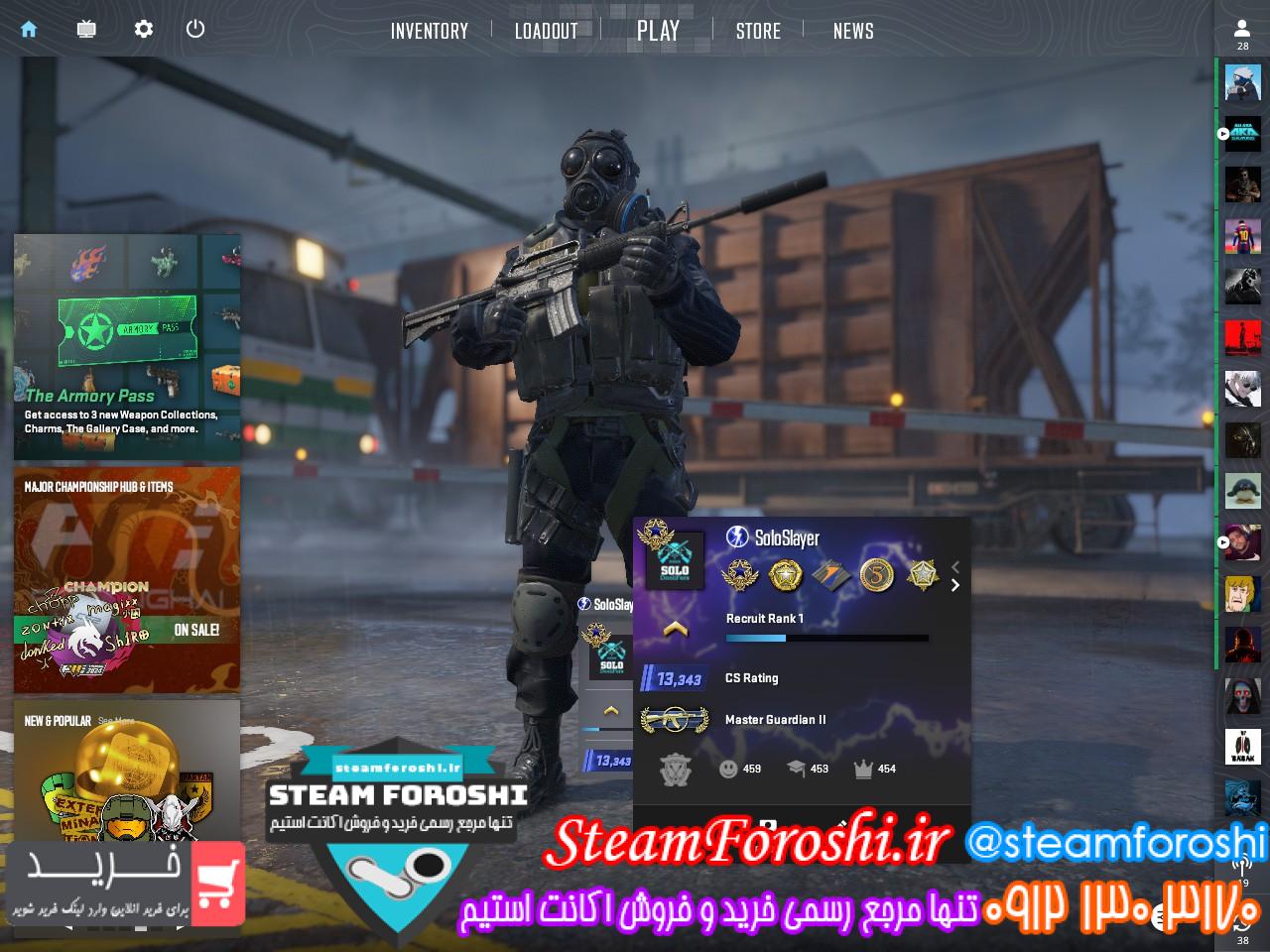 خرید اکانت cs go کد 14691