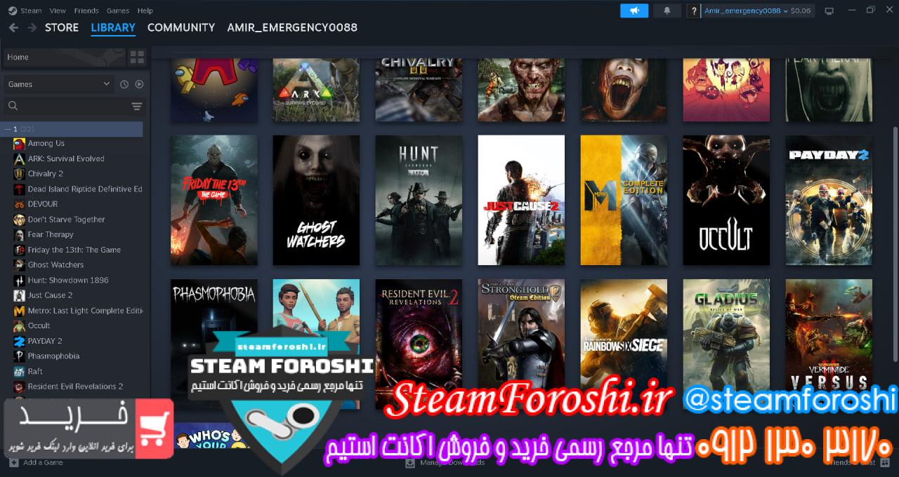 خرید اکانت استیم کد 14710