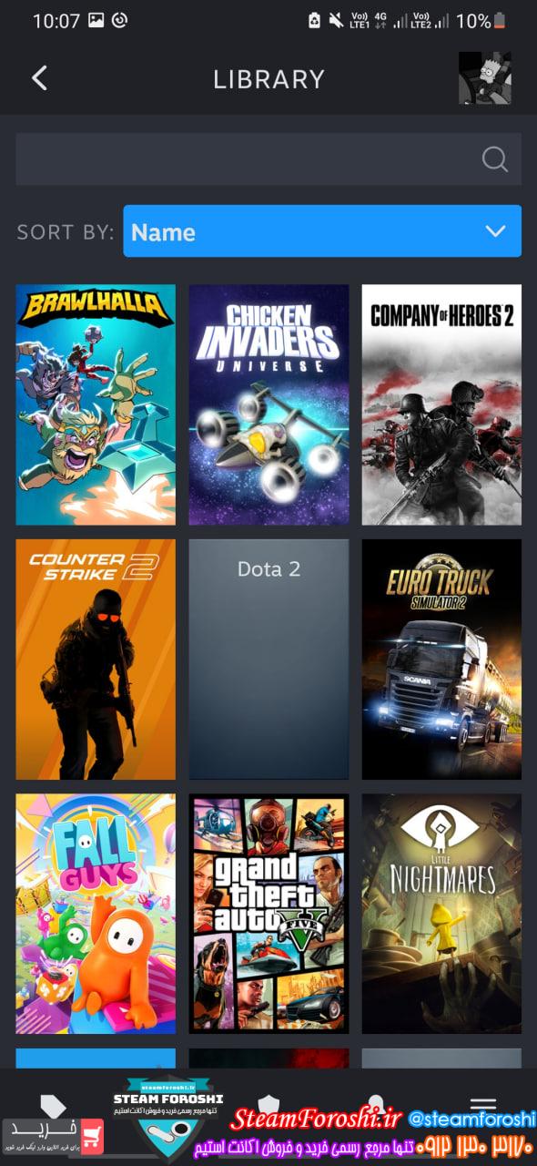 خرید اکانت استیم کد 14727