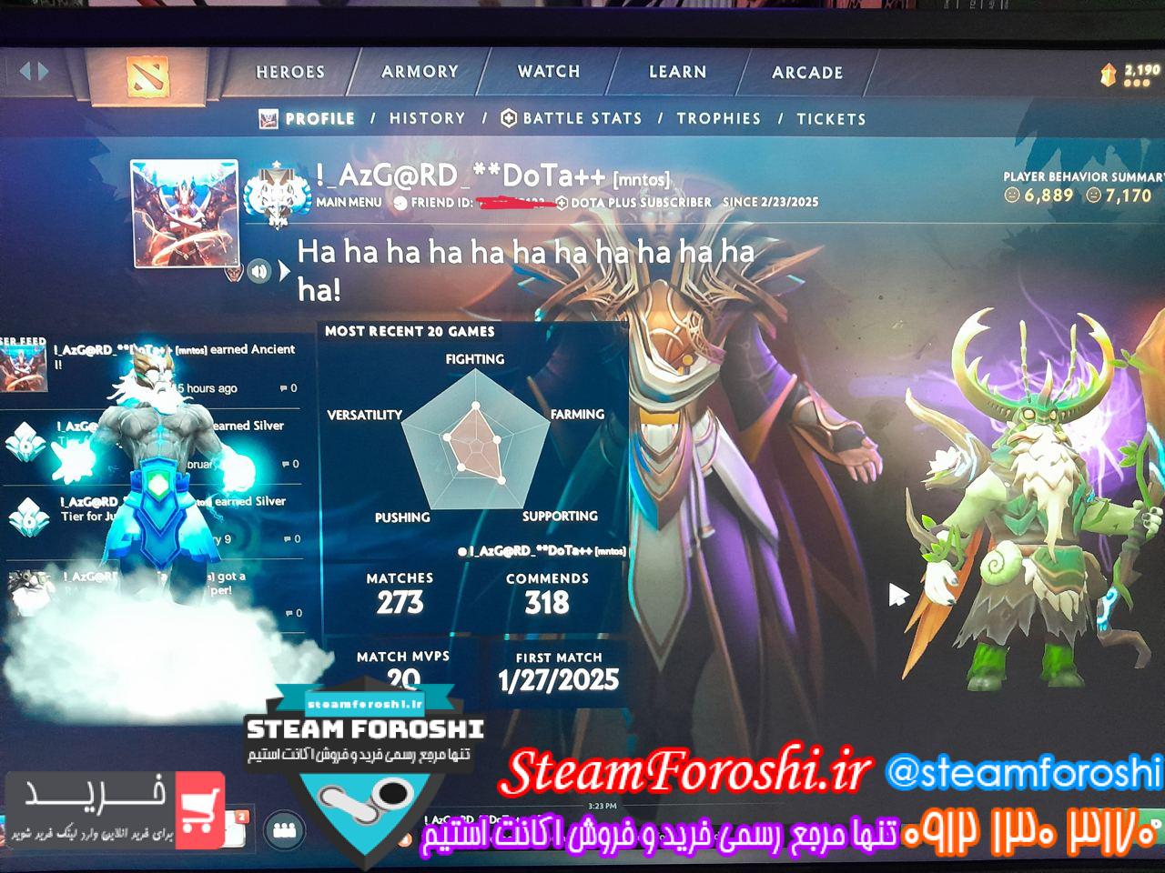 خرید اکانت دوتا 2 کد 14747