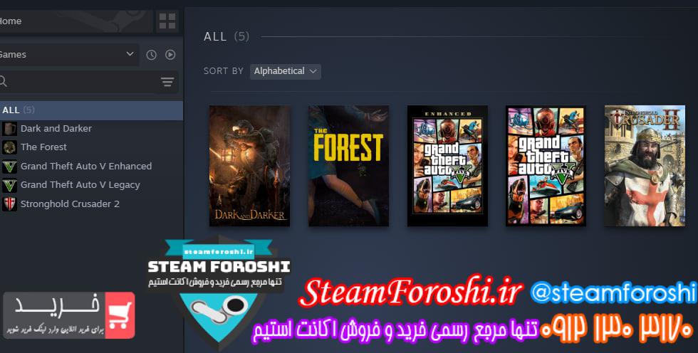 خرید اکانت استیم کد 14760