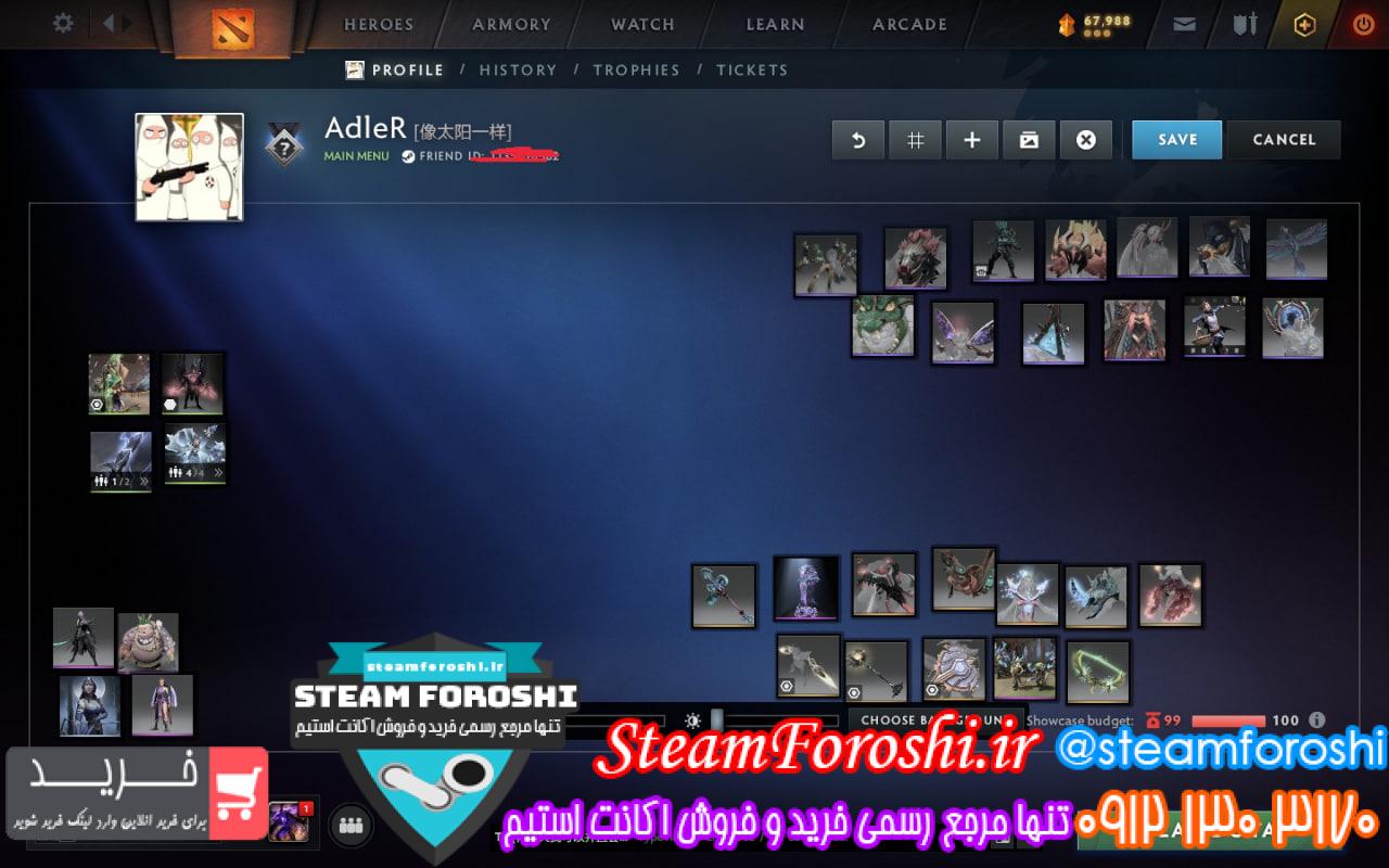 خرید اکانت دوتا 2 کد 14771