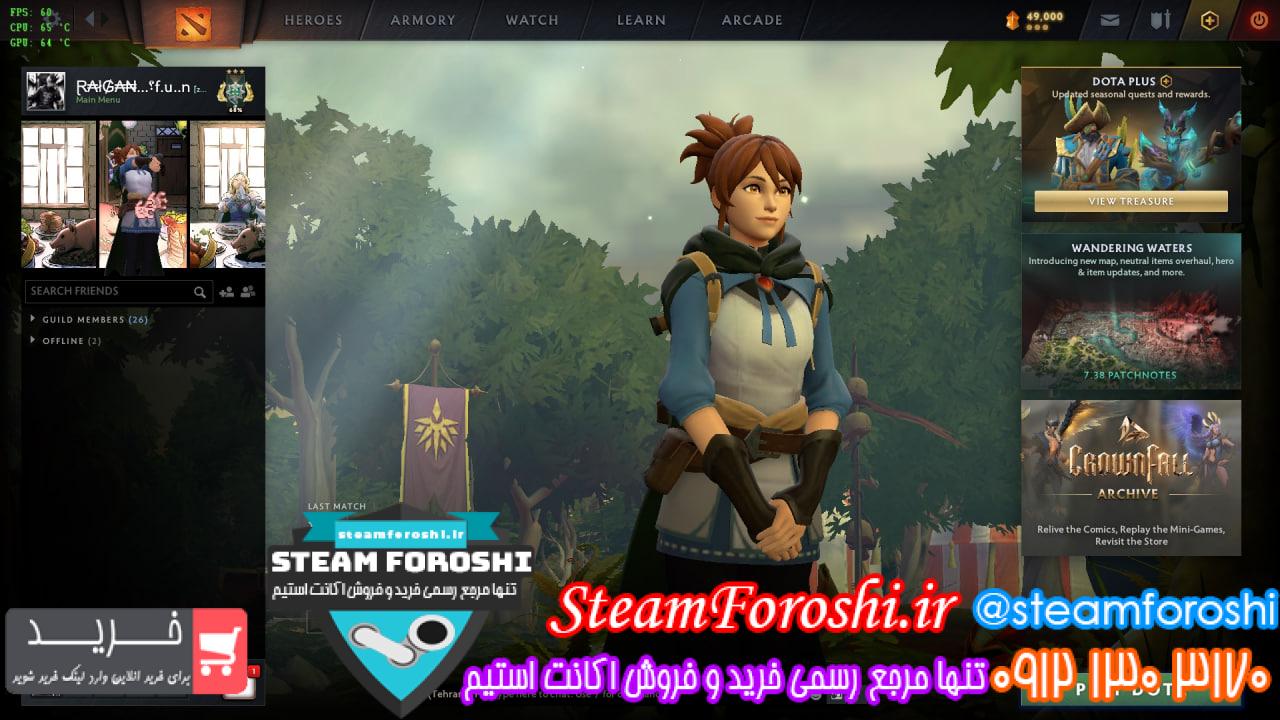 خرید اکانت دوتا 2 کد 14776