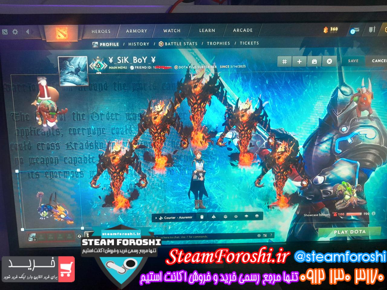 خرید اکانت دوتا 2 کد 14785