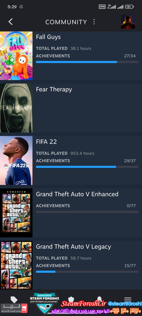 خرید اکانت استیم کد 14817