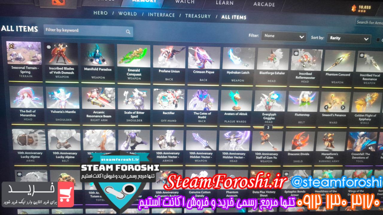 خرید اکانت دوتا 2 کد 14821