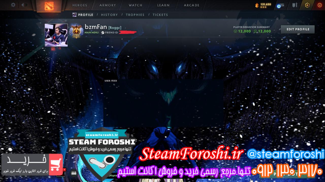 خرید اکانت دوتا 2 کد 14857