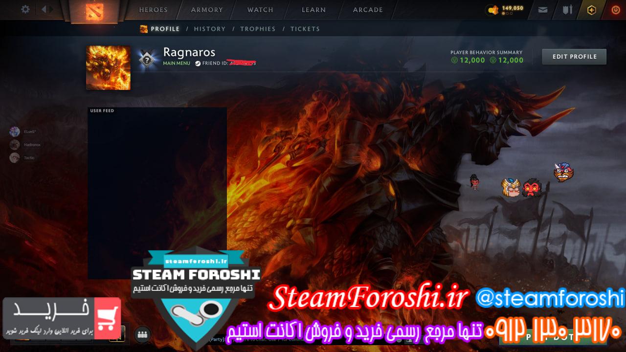 خرید اکانت دوتا 2 کد 14856