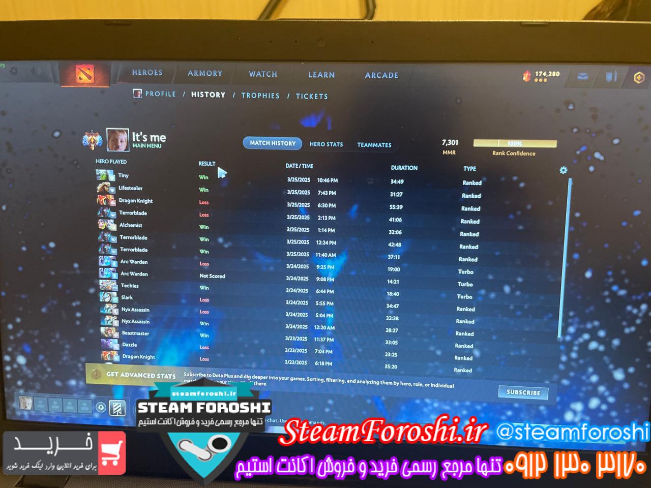 خرید اکانت دوتا 2 کد 14913