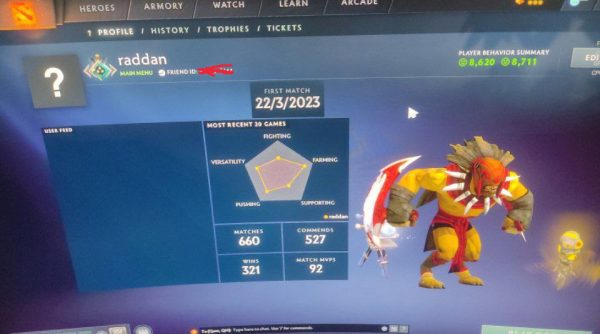 خرید اکانت دوتا 2 کد 14946