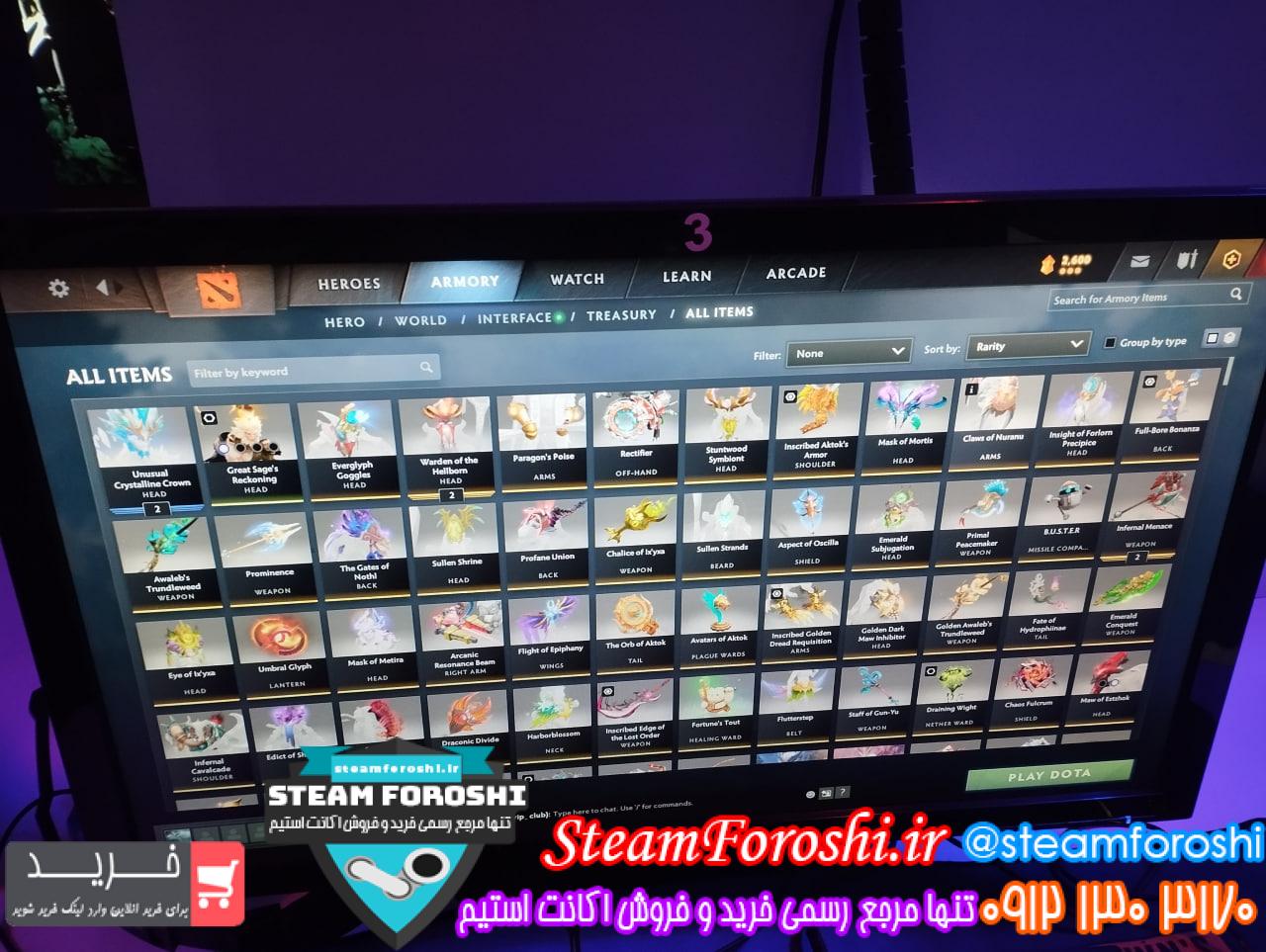 خرید اکانت دوتا 2 کد 14975