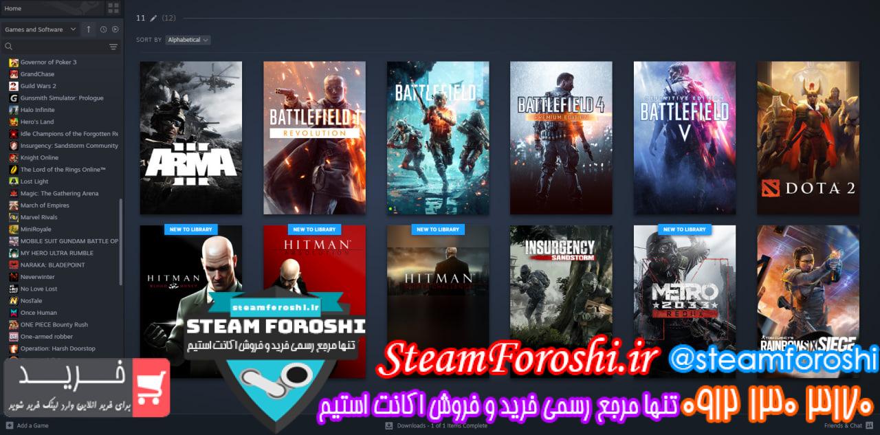 خرید اکانت استیم کد 15000