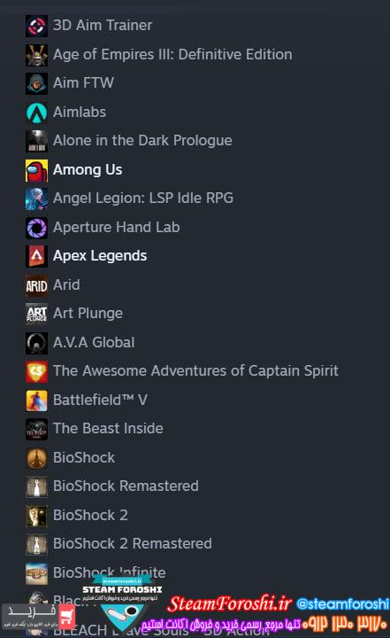 خرید اکانت استیم کد 15004