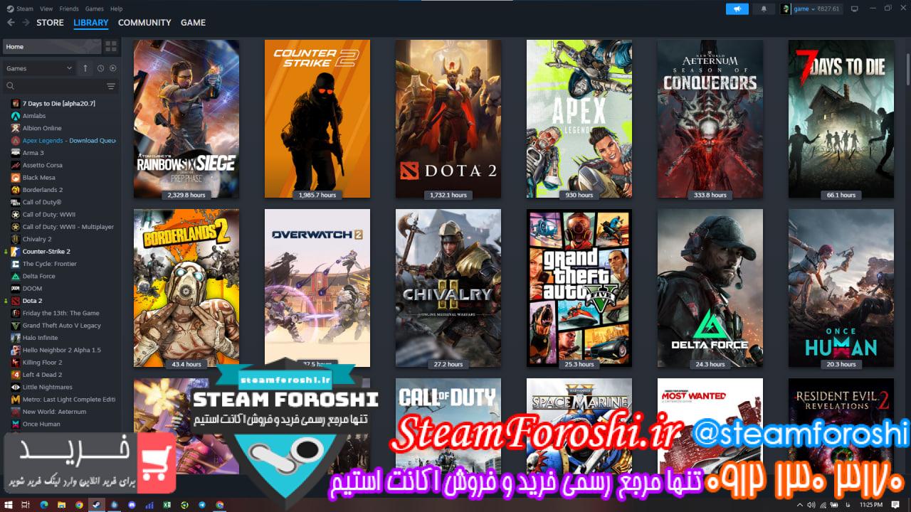 خرید اکانت استیم کد 15003