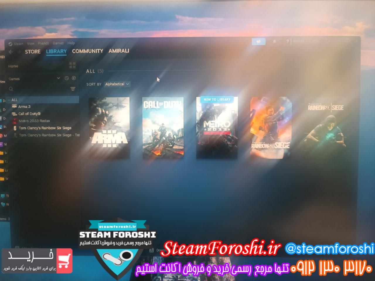 خرید اکانت استیم کد 15018