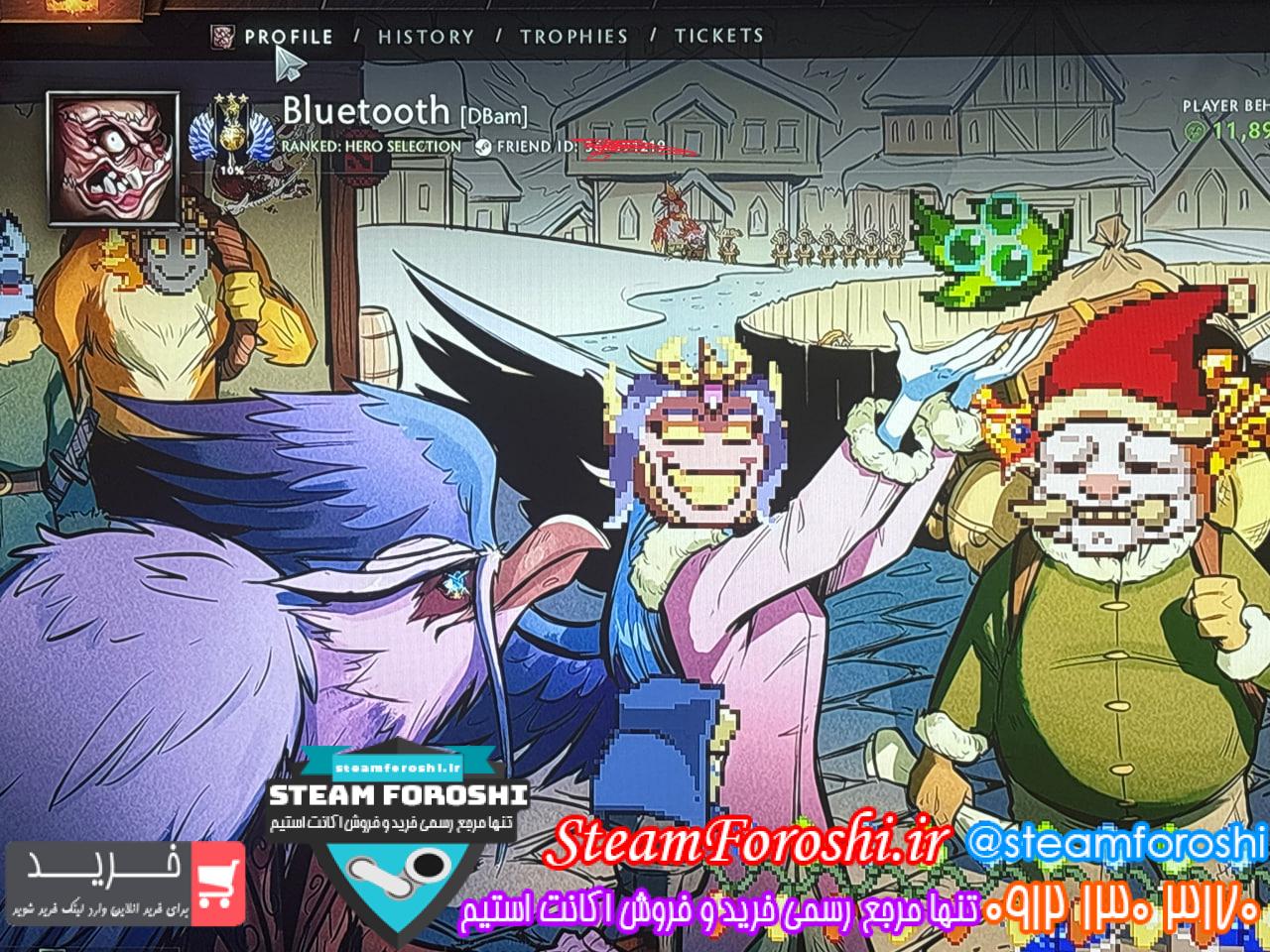 خرید اکانت دوتا 2 کد 15022