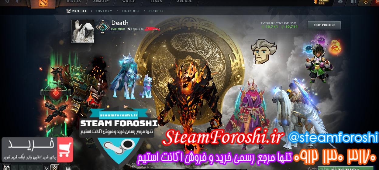 خرید اکانت دوتا 2 کد 15028