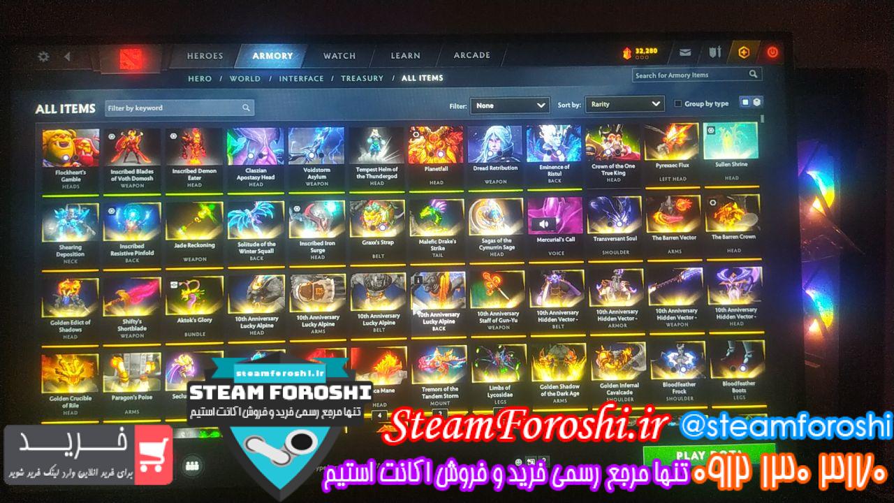 خرید اکانت دوتا 2 کد 15043