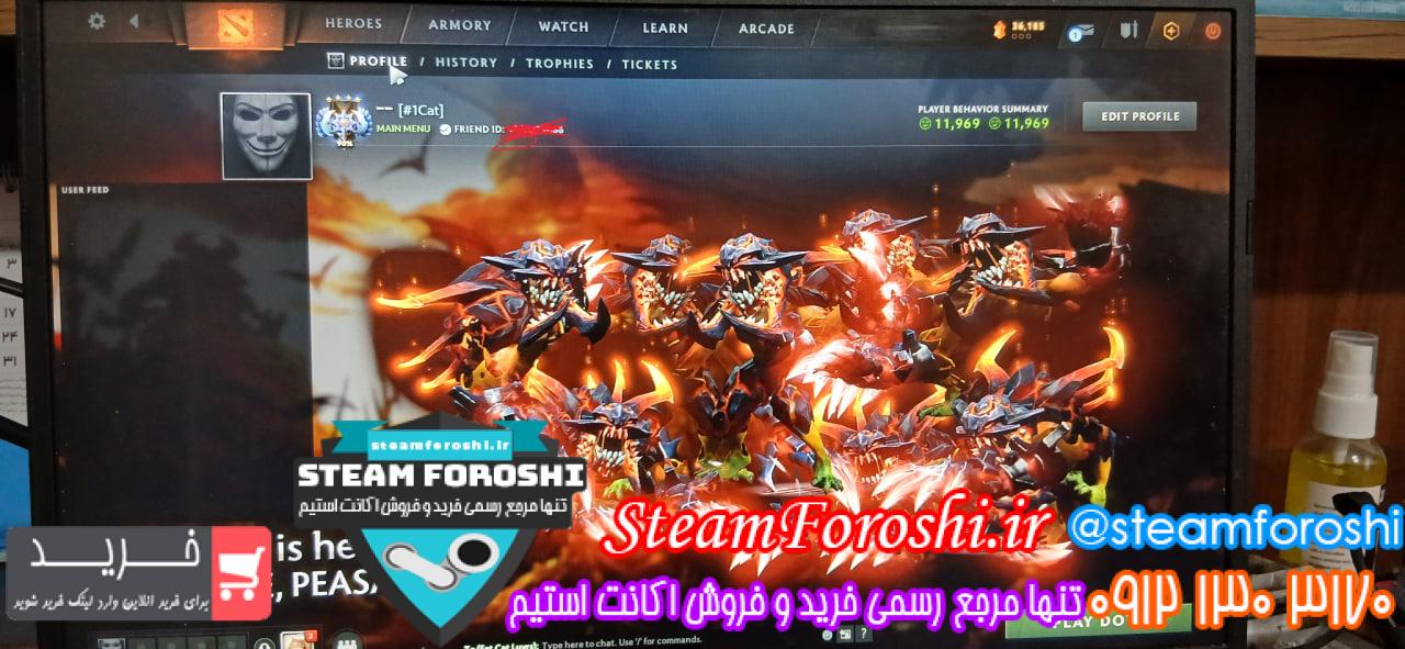 خرید اکانت دوتا 2 کد 15058