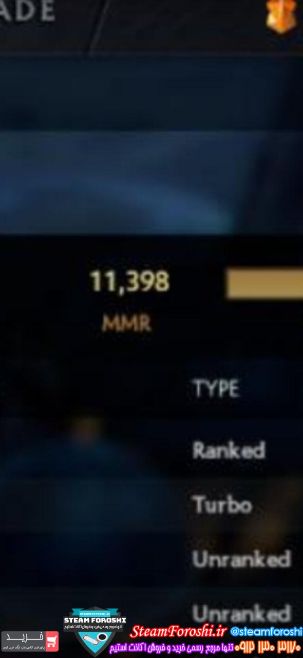 خرید اکانت دوتا 2 کد 15078