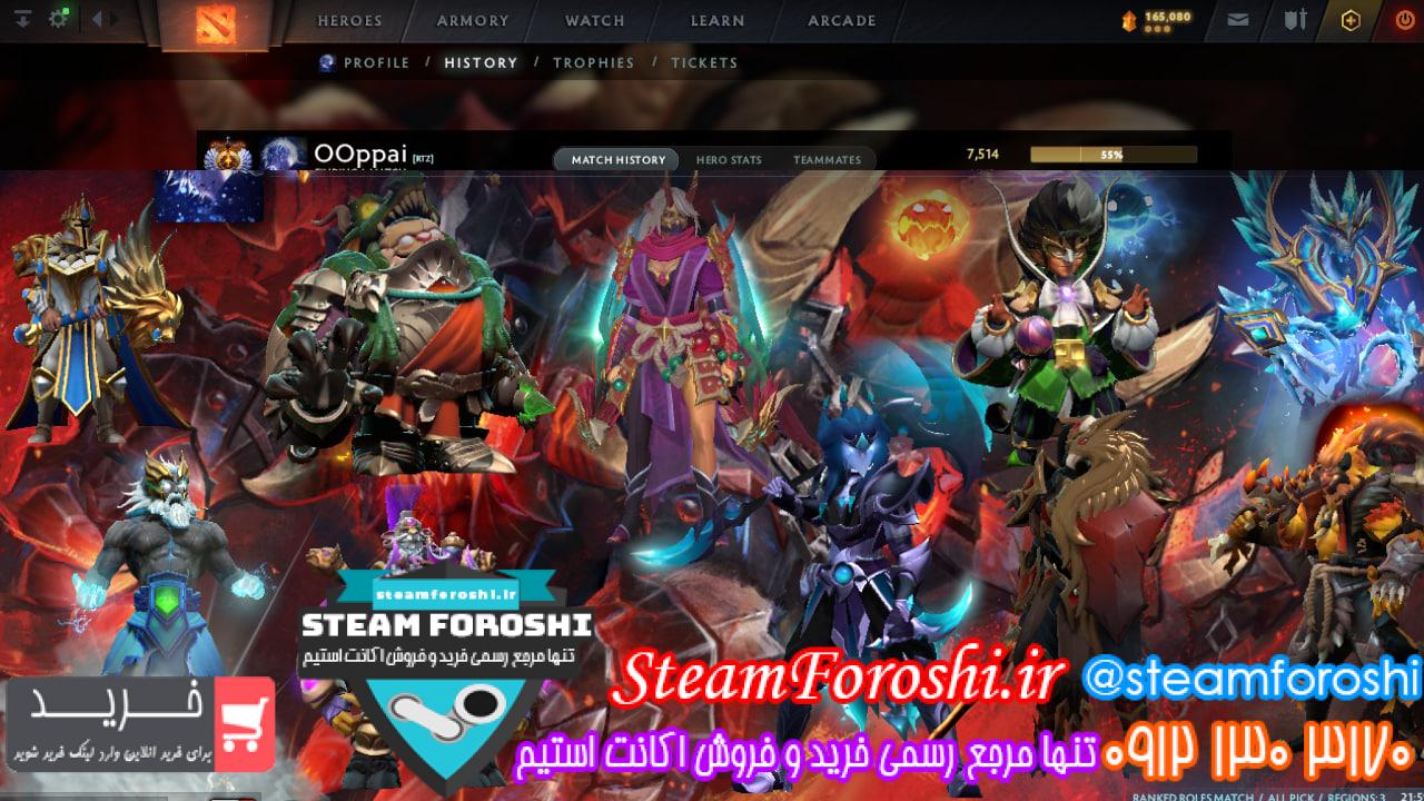 خرید اکانت دوتا 2 کد 15143