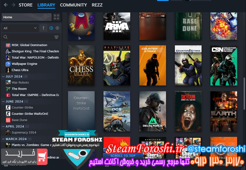 خرید اکانت استیم کد 15157