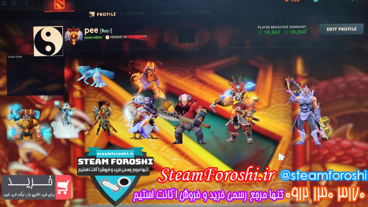 خرید اکانت دوتا 2 کد 15170