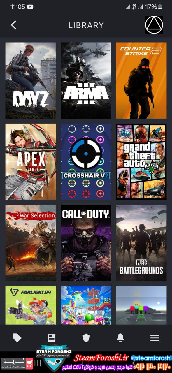 خرید اکانت استیم کد 15172