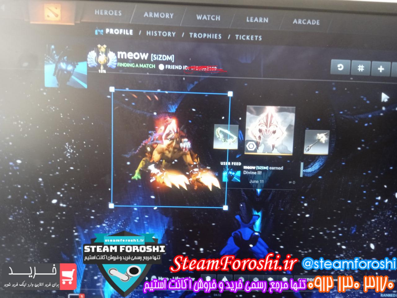 خرید اکانت دوتا 2 کد 15220