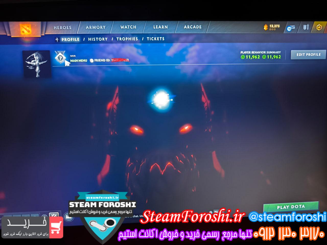 خرید اکانت دوتا 2 کد 15252