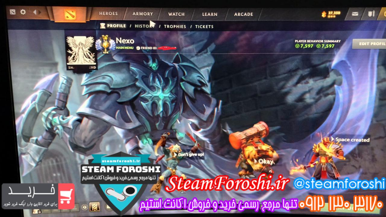 خرید اکانت دوتا 2 کد 15271