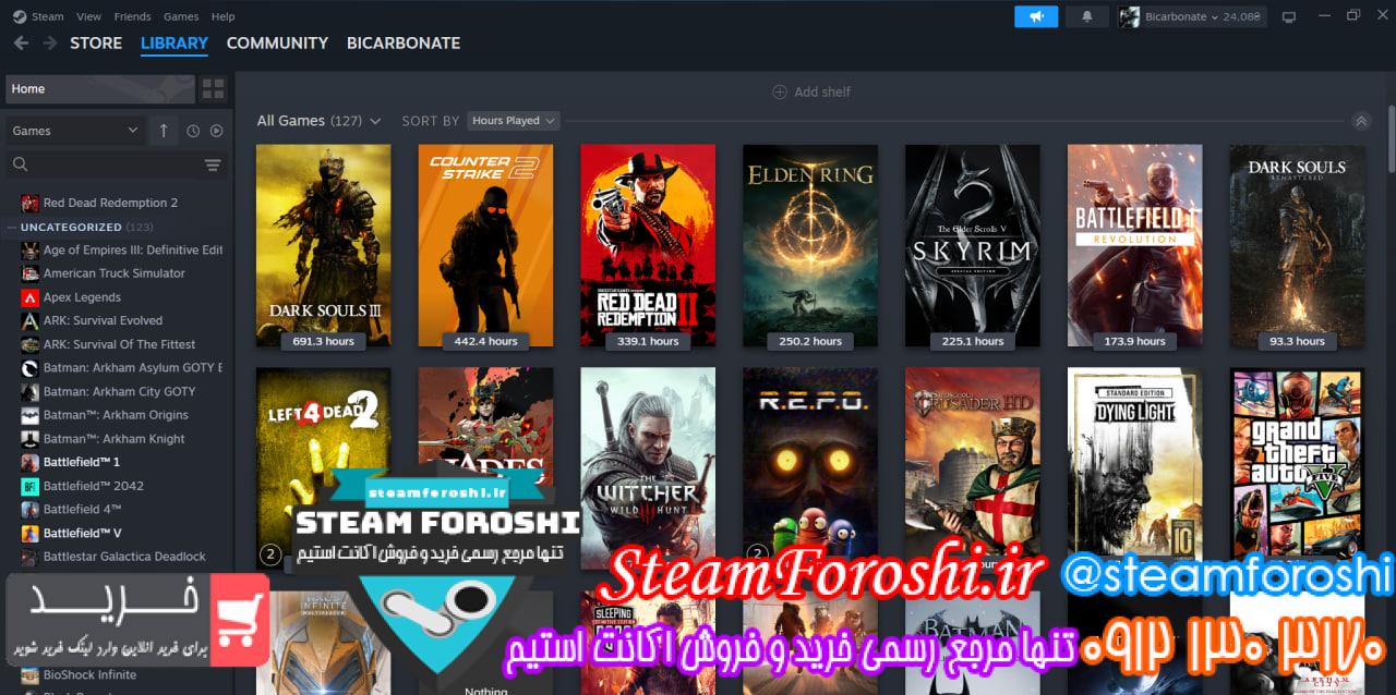 خرید اکانت استیم کد 15281