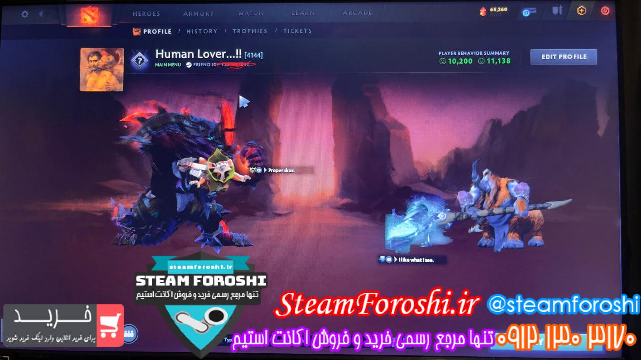 خرید اکانت دوتا 2 کد 15284