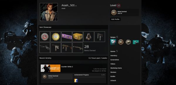 خرید اکانت cs go کد 15318