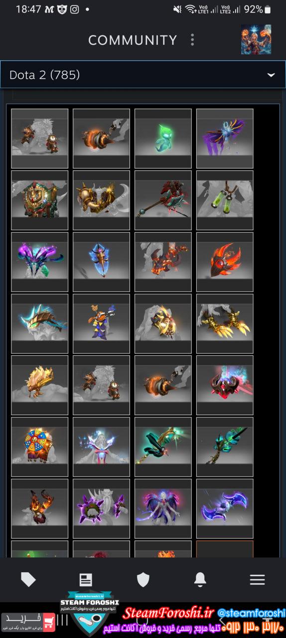 خرید اکانت دوتا 2 کد 15344